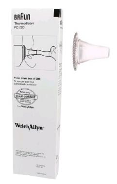 HILL ROM / WELCH ALLYN / BRAUN THERMOSCAN PROBE COVERS / BOX OF 200