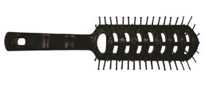 BRUSH PLASTIC VENT BLACK