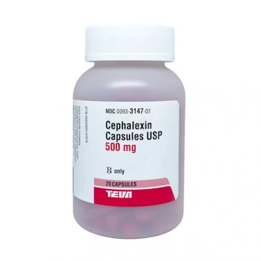 CEPHALEXIN CAPS 500MG /  BOX OF 20
