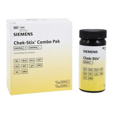 CHEK STIX POSITIVE & NEGATIVE / URINE CONTROL STRIPS / BOX OF 25