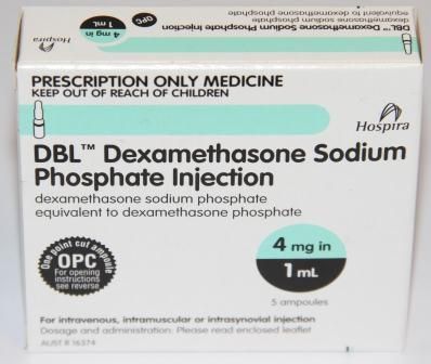 DEXAMETHASONE INJECTION 4MG/1ML / BOX OF 5