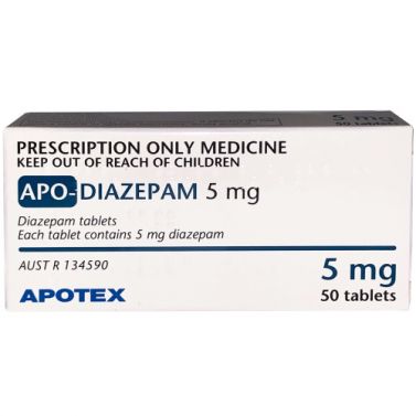DIAZEPAM TABLETS / 5MG / BOX OF 50 RD