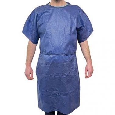 HAINES DISPOSABLE ECONOMY PATIENT GOWN 