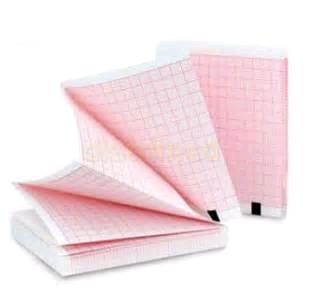 ECG PAPER Z-FOLD / 110MM X 140MM / BOX OF 142