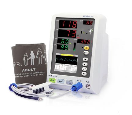 EDAN M3A VITAL SIGNS MONITOR / NIBP, SPO2, PULSE RATE