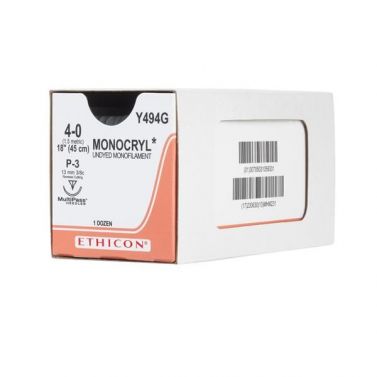 ETHICON MONOCRYL® ABSORBABLE MONOFILAMENT 