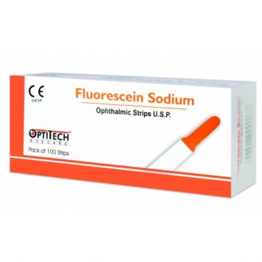 FLUORESCEIN SODIUM OPTISTRIPS / BOX OF 100