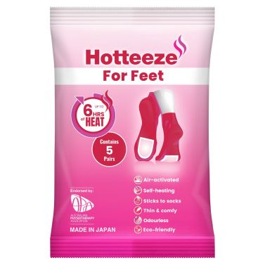 HOTTEEZE FOR FEET / 5 PAIRS