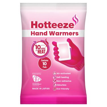 HOTTEEZE HAND WARMERS / PACK OF 10