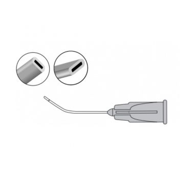 HURRICANE HYDRODISSECTION CANNULAS / 27G FLAT / VERTICAL / BOX OF 10