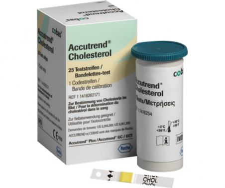 ACCUTREND CHOLESTROL TEST STRIPS / BOX OF 25