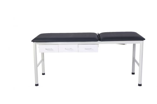 FORTRESS FIXED HEIGHT TABLE WITH DRAWERS / NAVY