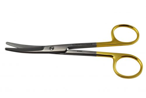 MAYO SCISSORS / TUNGSTEN CARBIDE / CURVED / 14.5CM