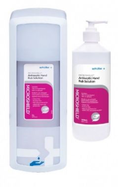 MICROSHIELD ANTISEPTIC HAND RUB SOLUTION CONTAINS 75% V/V ISOPROPANOL AND 10% V/V ETHANOL