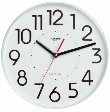 MODEL CS1067WH DIAMETER ANALOGUE CLOCK / 225MM