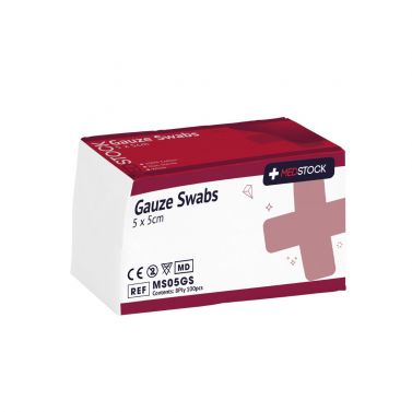 MEDSTOCK GAUZE SWABS 8PLY