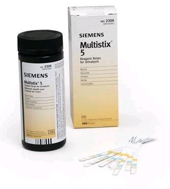 MULTISTIX-5 SIEMENS REAGENT STRIPS / 2308 / BOX OF 50 