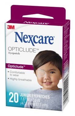 NEXCARE EYE PATCH JUNIOR EYE PADS / BOX OF 20