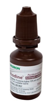 PERRIGO RIODINE POVIDONE IOIDINE 10% SOLUTIONS / 15ML BOTTLE