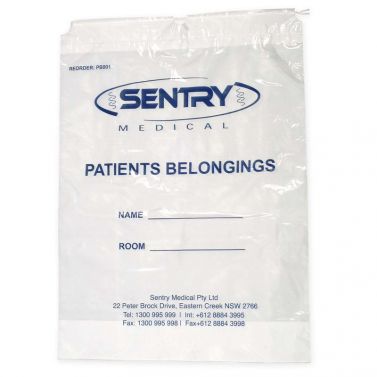 PATIENT'S BELONGINGS BAG / BOX OF 300