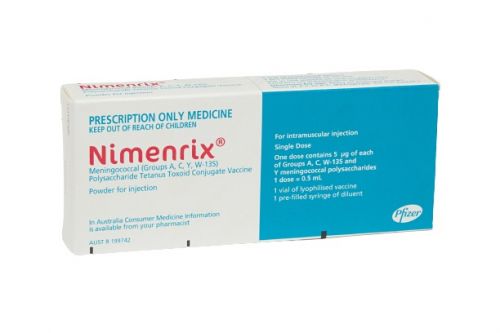 NIMENRIX MENINGOCOCCAL POLYSACCHARIDE SEROGROUPS A, C, W-135 & Y CONJUGATE VACCINE / EACH