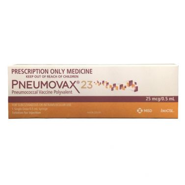 PNEUMOVAX23 (PNEUMOCOCCAL VACCINE POLYVALENT)