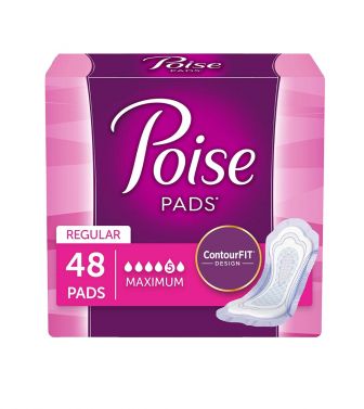 POISE PADS REGULAR / CARTON OF 96