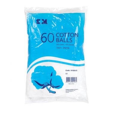 S&M COTTON WOOL BALLS 0.35G / PACK/60