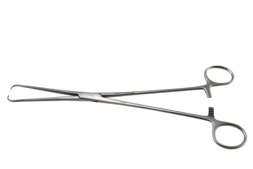 SCHROEDER-BRAUN UTERINE TENACULUM FORCEPS / 25CM