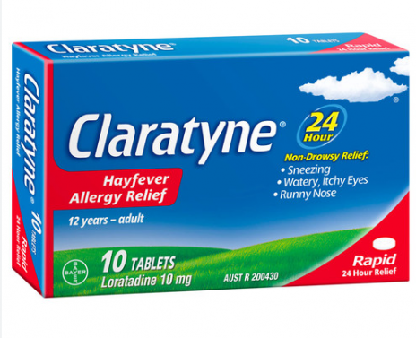 CLARATYNE TABLETS / 10MG / BOX OF 10