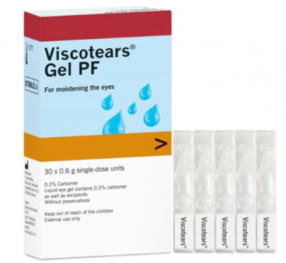 VISCOTEARS EYE GEL PF / 0.3% 0.6ML / BOX OF 30