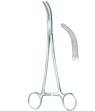 FORCEPS MOYNIHAN 23CM CURVED  / EACH