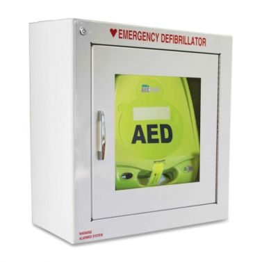 FULLY RECESSED WALL CABINET DESIGNED TO HOLD AED PLUS