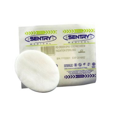 SENTRY EYE PAD / STERILE / 6CM X 8CM / BOX OF 50