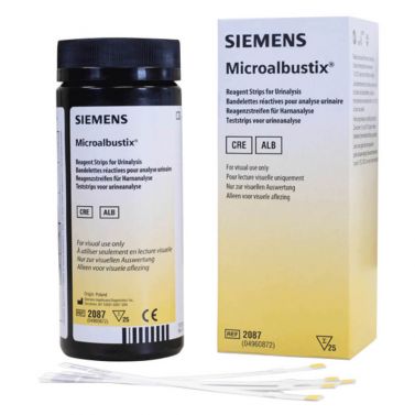 SIEMENS MICROALBUSTIX URINE TEST STRIP / 25 STRIPS / EACH