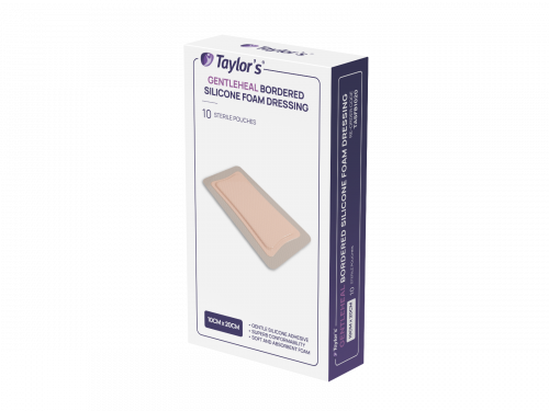 TAYLORS GENTLEHEAL SILICONE FOAM DRESSING / BORDERED