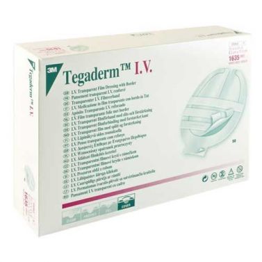 TEGADERM IV TRANSPARENT FILM DRESSING / OVAL / 8.5CM X 10.5CM / BOX OF 50