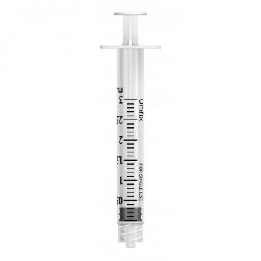 UNIFIX LUER LOCK SYRINGE / 1ML / BOX OF 100