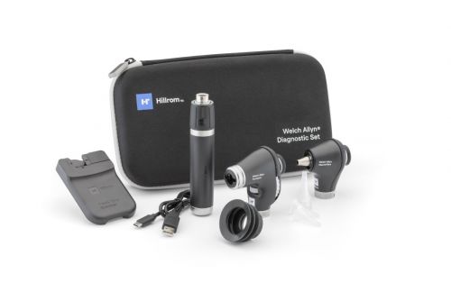 WELCH ALLYN LED DIAGNOSTIC SET PANOPTIC PLUS / MACROVIEW PLUS / LI-ION PLUS USB-C IEXAMINER - HARD CASE