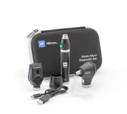 WELCH ALLYN LED DIAGNOSTIC SET LED COAXIAL MACROVIEW BASIC /  LI-ION BASIC USB - HARD CASE