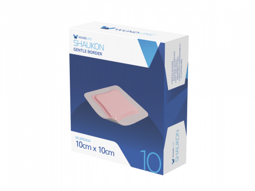 WUNDLINE SHAUKON SILICONE FOAM DRESSING / BORDERED