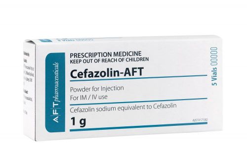 CEFAZOLIN AFT 1GR / BOX OF 5