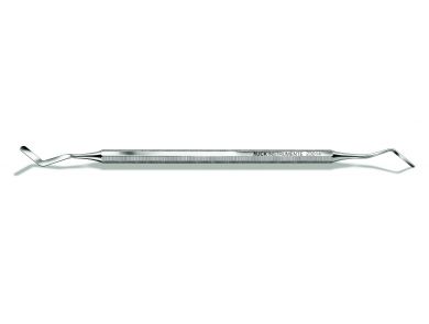 RUCK INSTRUMENTS HEIDEMANN-SPATEL DOUBLE SIDED, STAINLESS STEEL / 17.5CM