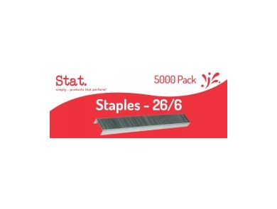 STAPLES SIZE 26/6 / BOX OF 5000