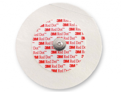 3M RED DOT™ ECG MICROPORE™ MONITORING ELECTRODES / 6CM DIAMETER / BOX OF 50