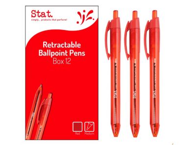 CLINIC RETRACTABLE PENS / 1.0MM BALLPOINT MEDIUM