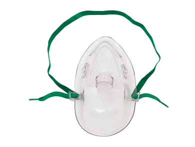 OXYGEN MASK - ADULT ELONGATED SHAPE WITHOUT TUBING