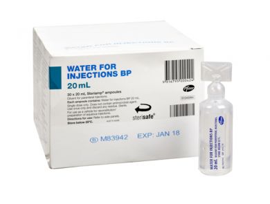 PFIZER WATER FOR INJECTION 