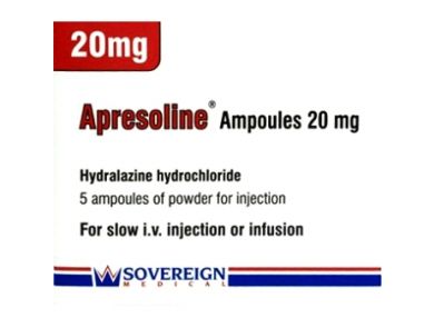 APRESOLINE AMPOULES 20MG/1ML / BOX OF 5