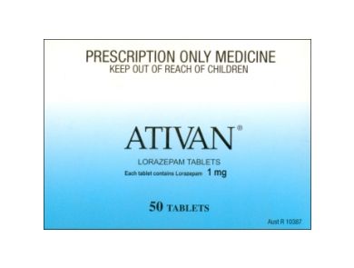 ATIVAN TABLETS 1MG / BOX OF 50